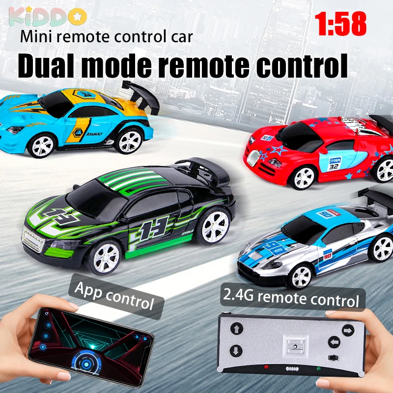 

1:58 2.4G Mini High Speed Coke Can Remote Control Car