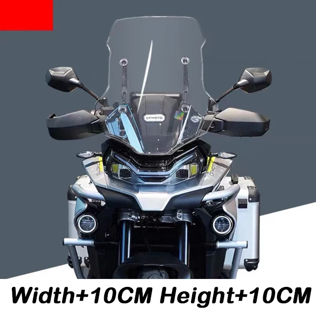 

Для CFMOTO 800MT 800 MT MT800 51 см/56 см ветровое стекло для мотоцикла увеличенное и расширенное переднее ветровое стекло