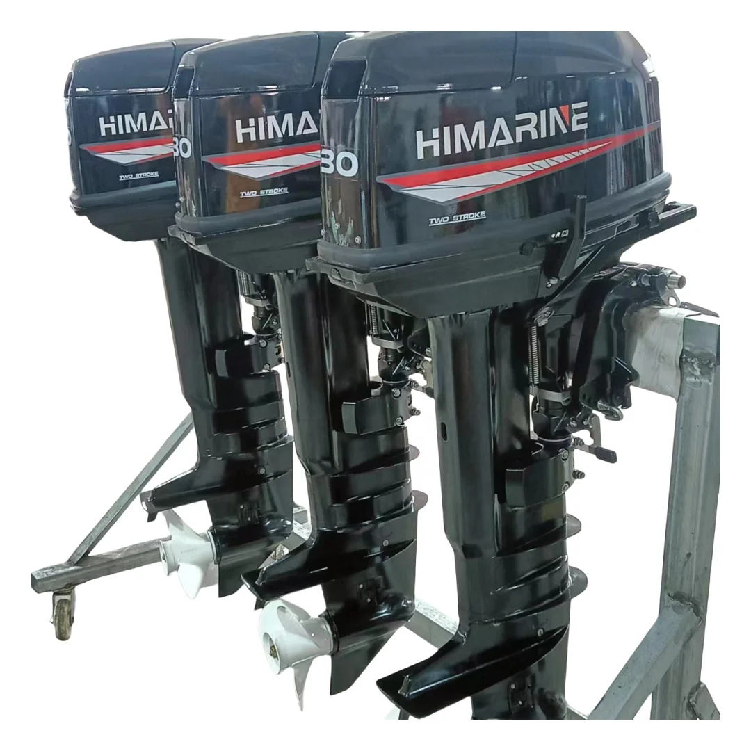 Фото Бренд Himarine, подвесной двигатель мощностью 30 л.с., лодочный мотор, 2-тактный длинный вал и короткий вал, морской двигатель №1
