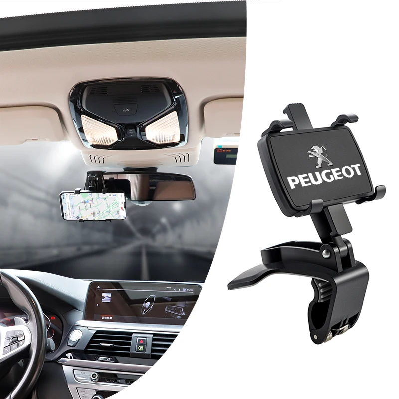 Автомобильный держатель для телефона солнцезащитный козырек зеркала заднего