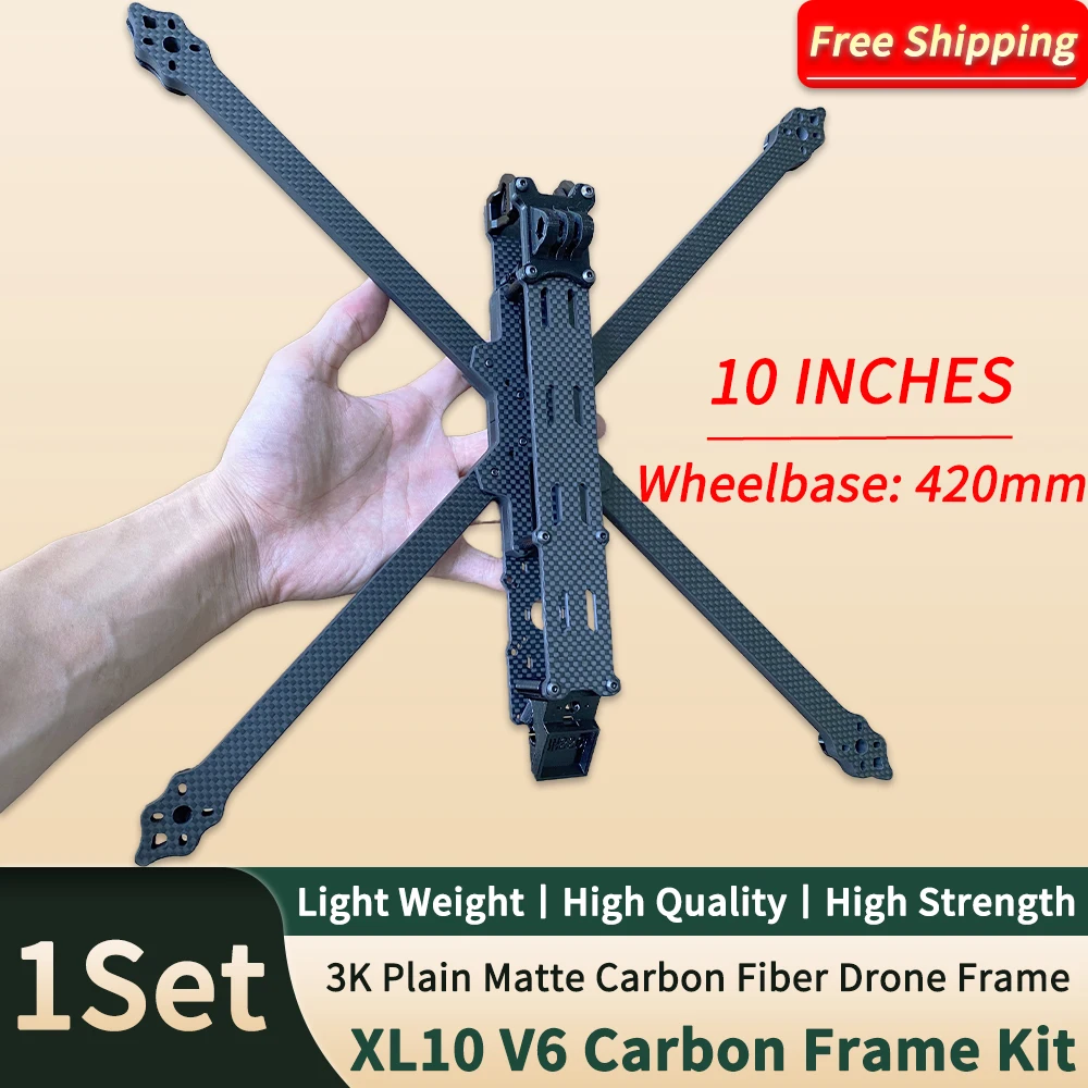 XL10 V6 Карбоновый фрейм для дрона DJI O3 VISTA | AliExpress