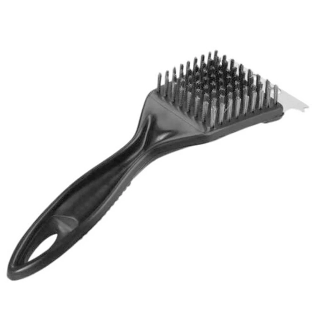 

Stainless Steel BBQ Brush Barbecue Oven BBQ Grill Cleaner Kitchen Scraper Remover Metal Cleaning Brush 20cm X 7.2cm Handle Tools