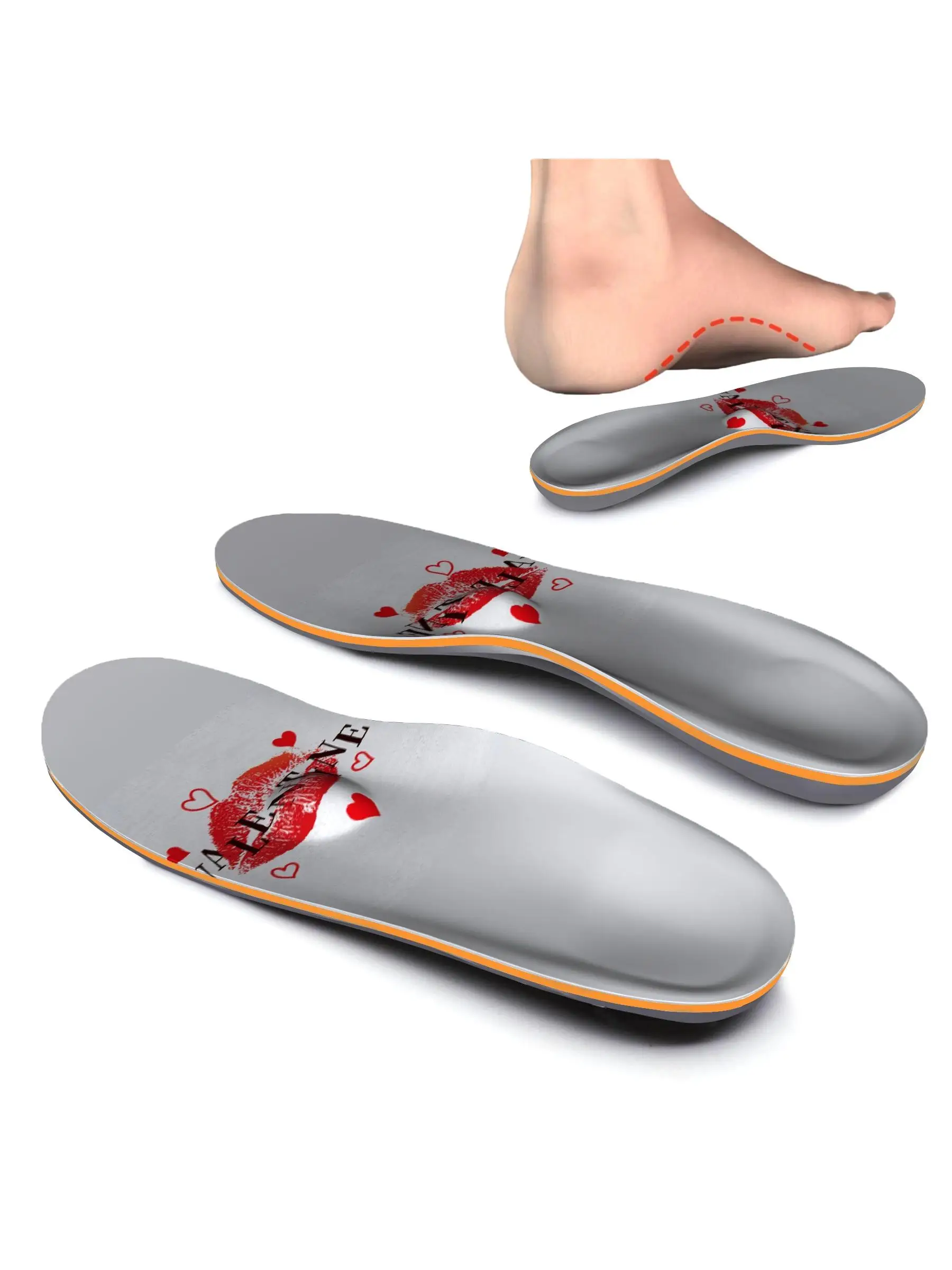 Arch Support Insole Orthopedic Flat Foot Comfort Sole Pad Plantar Fasciitis Heel Pain Orthopedic Sports Insole