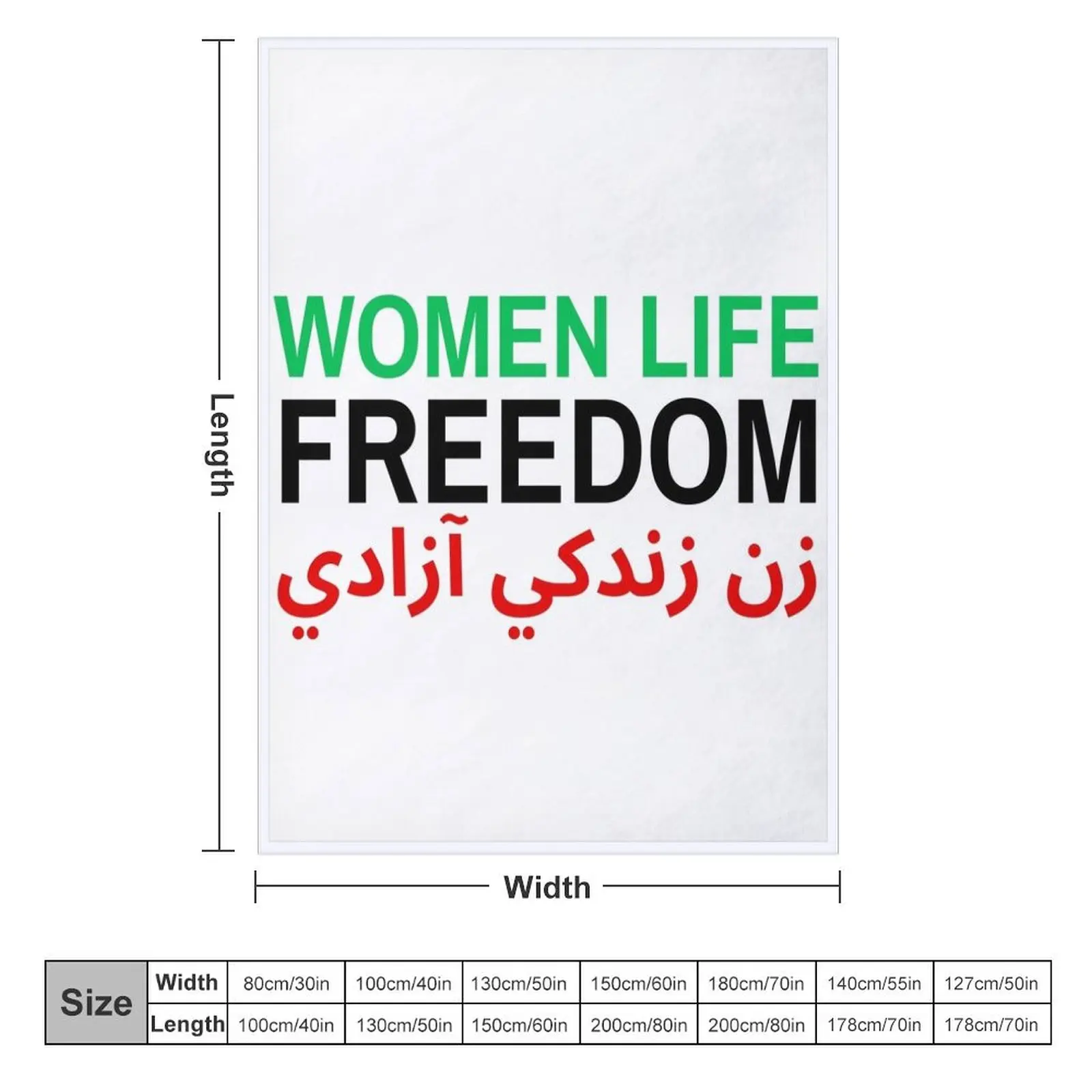 Одеяло Zan Zendegi Azadi диван забавный подарок многофункциональные одеяла