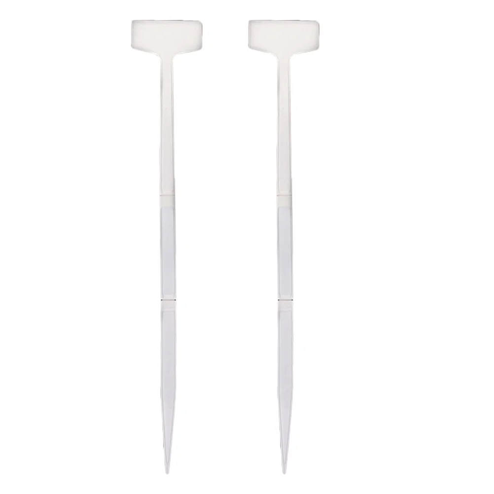 

2Pcs Garden Plant Stakes Practical Plant Name Tags Garden Stake Tags for Farm