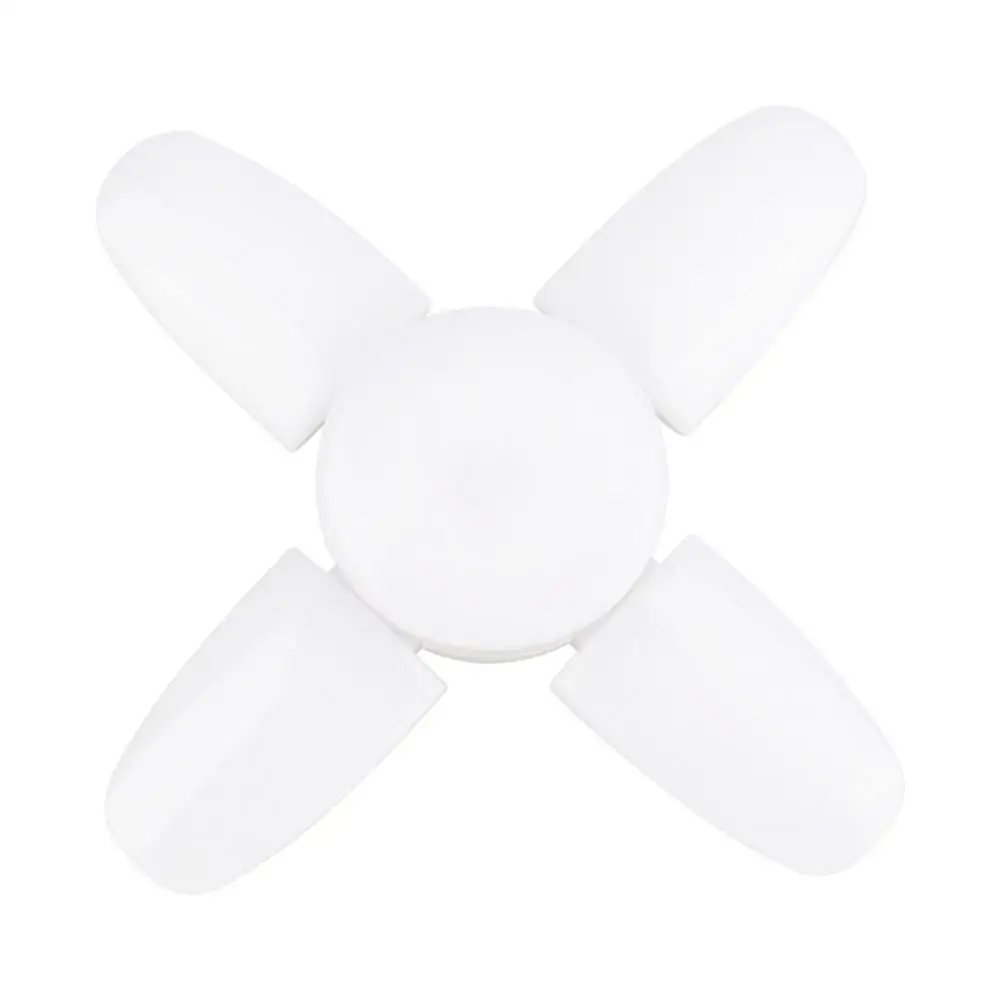 

Industrial Lighting Garage Decoration Replacement Fan Blade Shape 28w Indoor Lighting Ceiling Lights White 6500k Foldable E27
