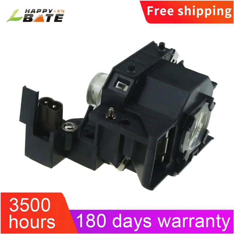 

HAPPYBATE ELPLP43 V13H010L43 совместимая лампа с корпусом для EMP-TWD10/EMP-W5D Запасная лампа с корпусом 180 дней