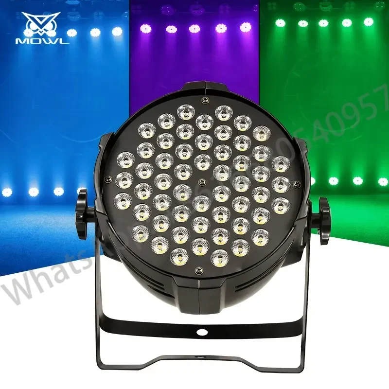 Фото Светодиодный сценический прожектор MOWL 54*3W RGB 3-в-1 DMX512 с звуковой активацией, 54 светодиода, PAR-прожектор №4