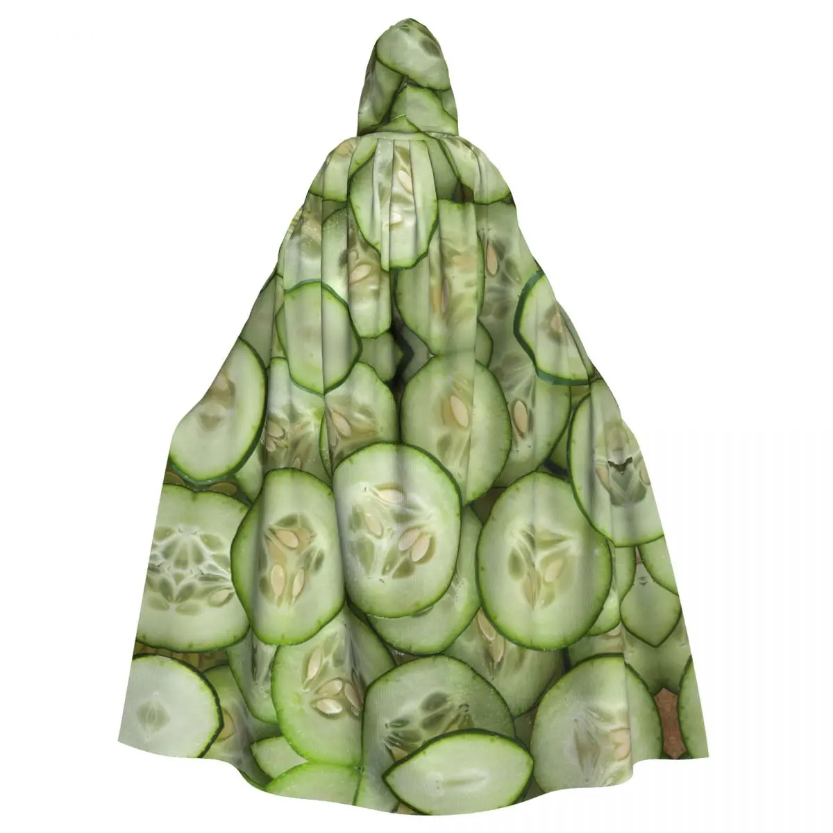 Огуречный плащ с капюшоном для Хэллоуина
