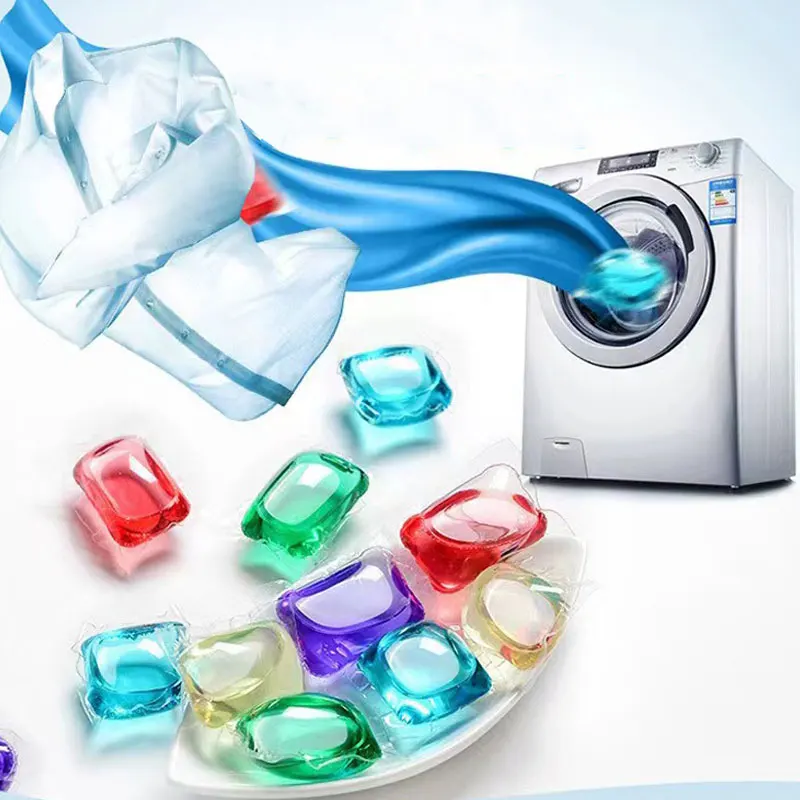 

30PCS Laundry Beads Portable Stains Film Laundry Gel Capsules Travel Washing Liquid Household Cleaning Laundry Detergent