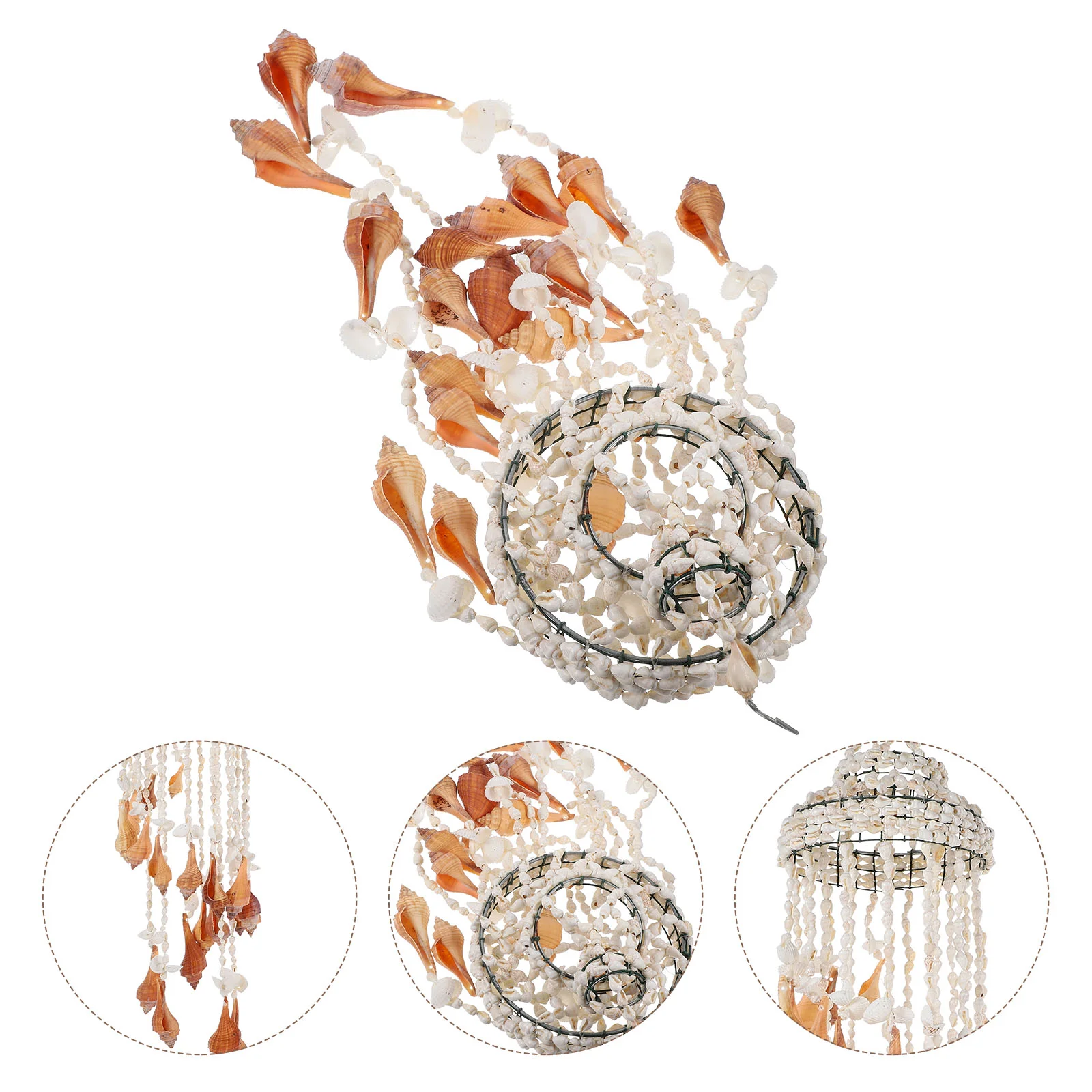 

Shell Wind Chime Wall Hanging Pendant Memorial Gifts Wind-bell Outdoor Christmas Decorations Seashell