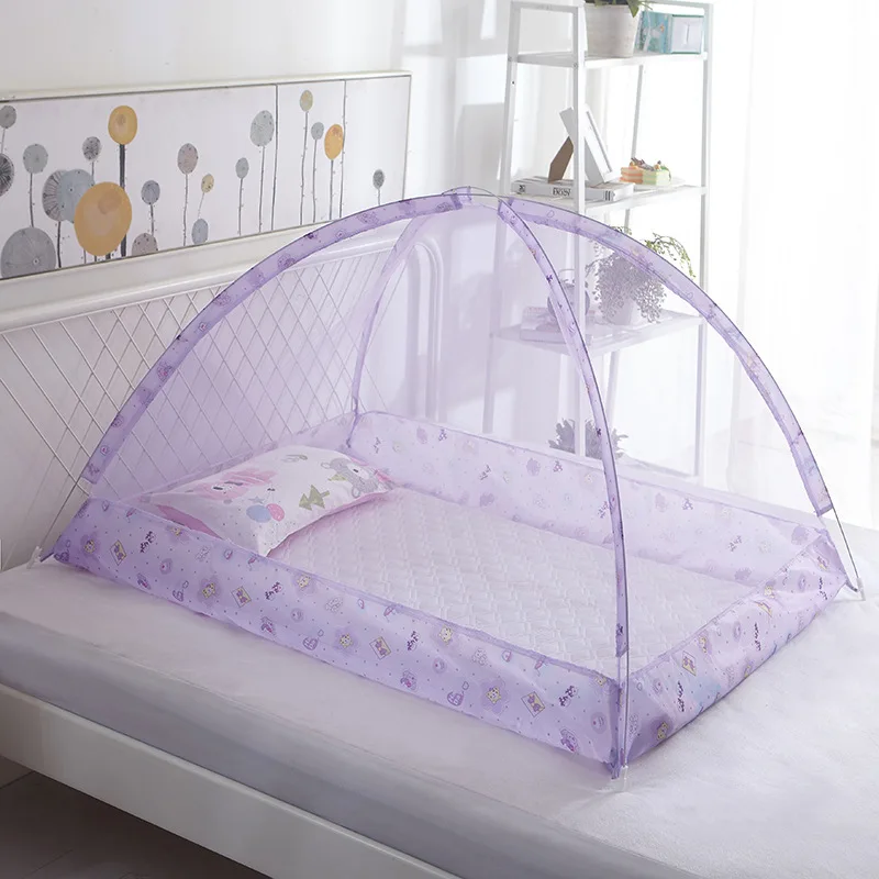 

Baby Bedding Crib Netting Folding Home Bed Bottomless Children's Mosquito Net Bed Net Baby Dome Free Installation