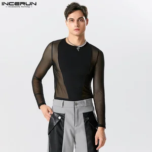 Image for Fashion Casual Style Jumpsuits INCERUN New Men's S 
