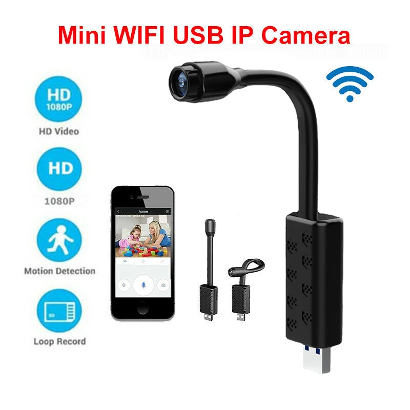 

Wifi Wireless Usb Monitor 1080p Wireless Wifi Camera Mini Remote Control Camcorders 120 Degrees Motion Detection Mini Monitor