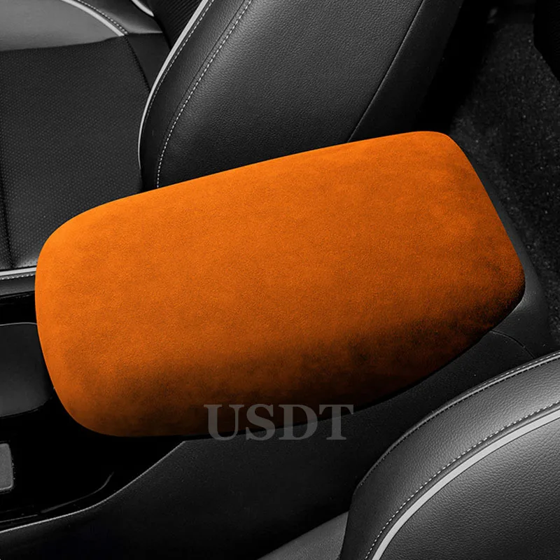 Для Honda e:NS1 ENS1 2022 2023 2024 верхняя замшевая задняя крышка подлокотника оболочка