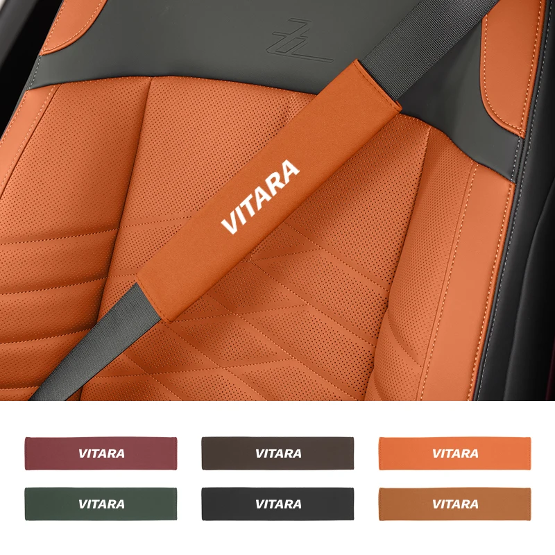 2 шт. накладки на ремень безопасности для Suzuki Jimny Vitara Swift Grand Ignis DZire Alto Baleno