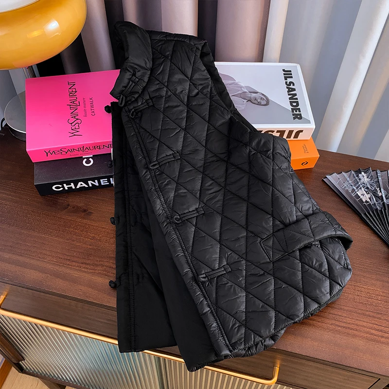 Китайский жилет с хлопковой подкладкой женская верхняя одежда зимний китайский