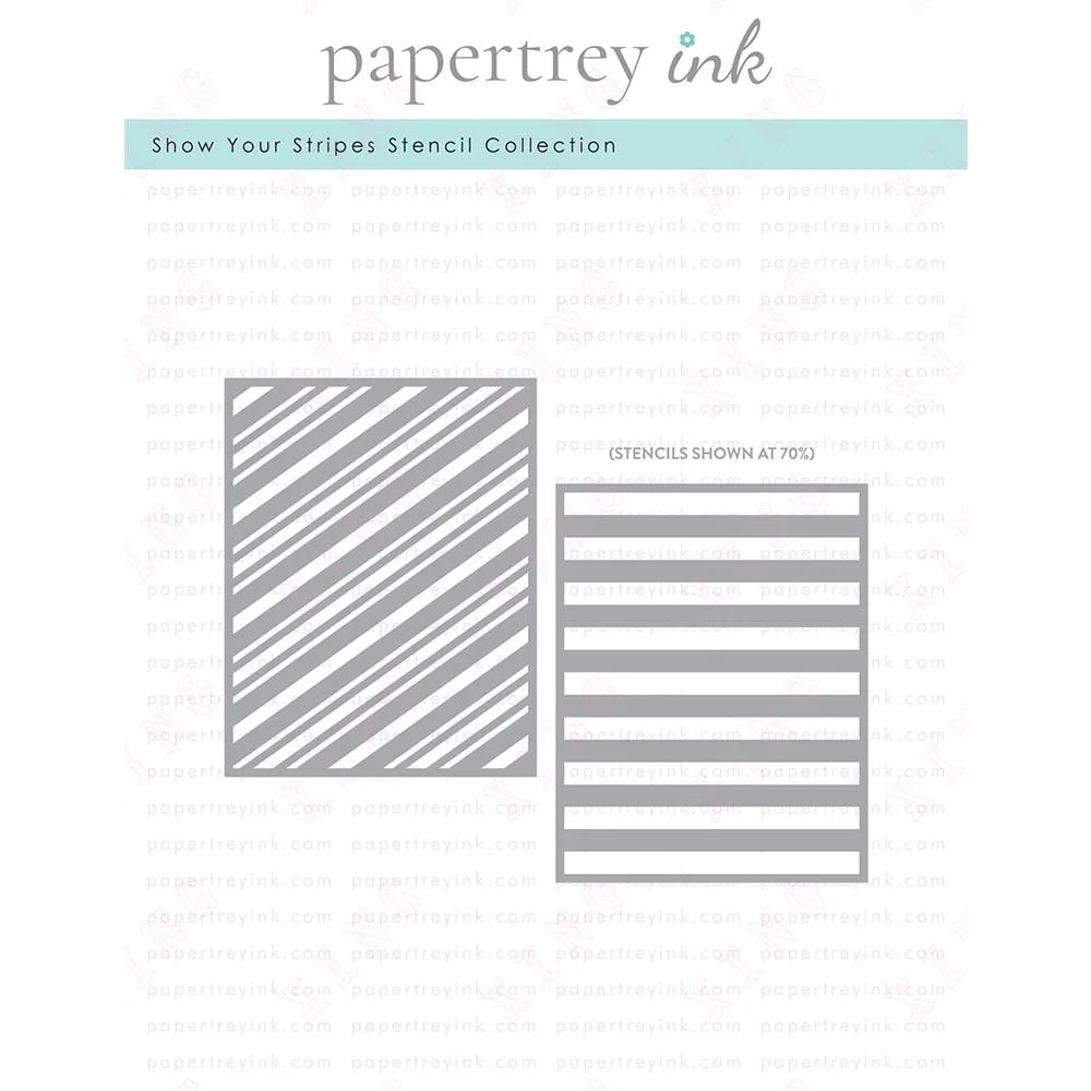 

Newest Arrival Diy Layering Stencils Painting Scrapbook Coloring Embossing Album Decorative Craft Mold Show Your Stripes Stencil