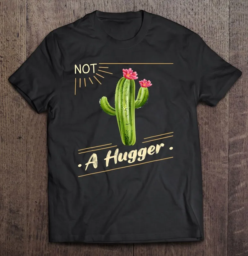 

Забавная винтажная саркастическая футболка Not A Hugger, незаменимая футболка, Мужская футболка в стиле аниме, футболка в стиле оверсайз, унисек...