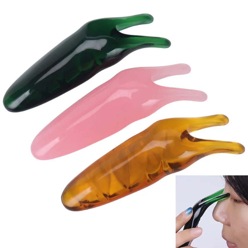 Массажер полимерный для носа инструмент точечной терапии улучшения циркуляции