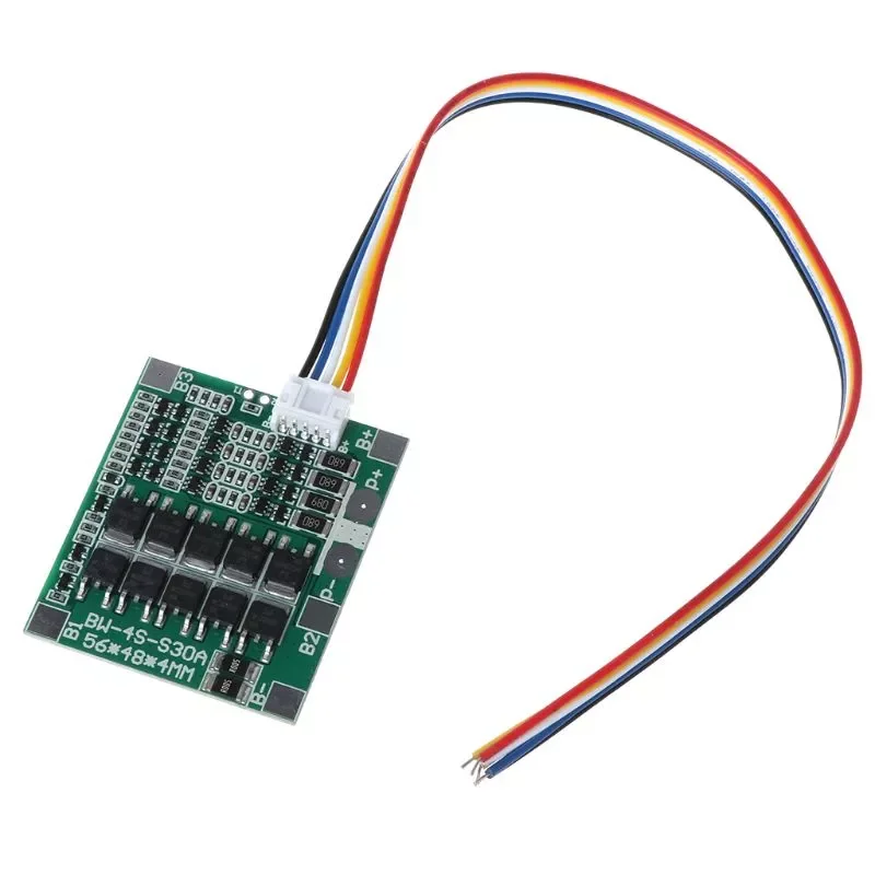 

4S 30A 12,8 V w/Balance 3,2 V LiFePo4 LiFe 18650 батарея BMS Защитная печатная плата W3JB