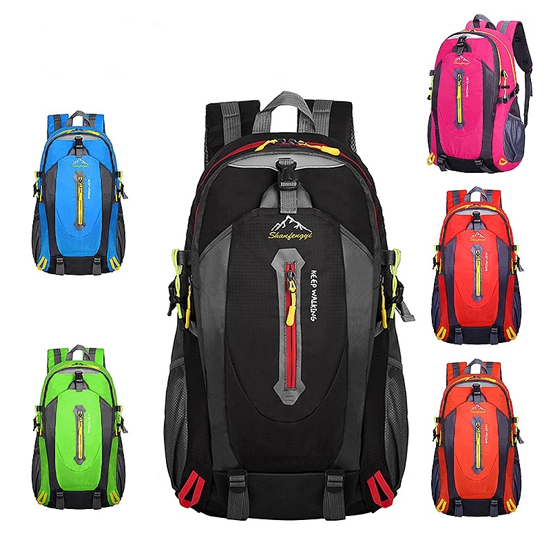 Купи Quality Nylon Waterproof Travel Backpacks Men Climbing Travel Bags Hiking Backpack Outdoor Sport School Bag Men Backpack Women за 1,201 рублей в магазине AliExpress