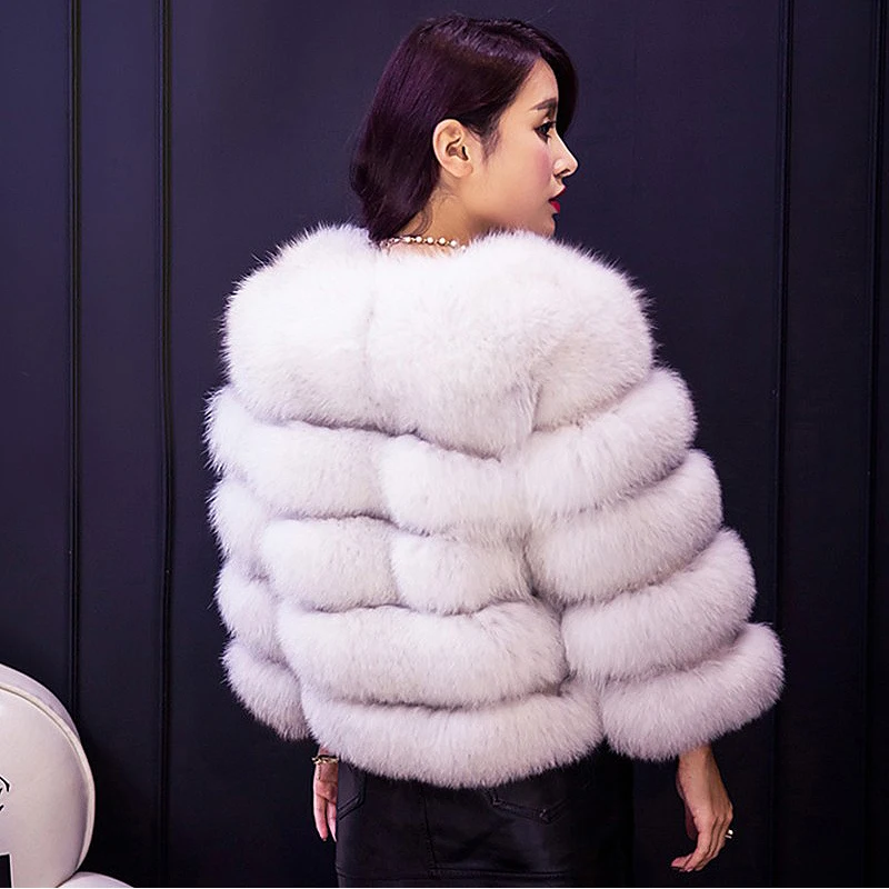 Fluffy Mink Coats Women Autumn Winter Top Fashion White Faux Fur Coat Elegant Thick Warm Faux Fur Jackets for Women 2022