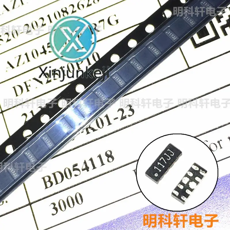 

50pcs orginal new AZ1045-04F.R7G DFN2510 silk screen 117 ESD electrostatic protection diode