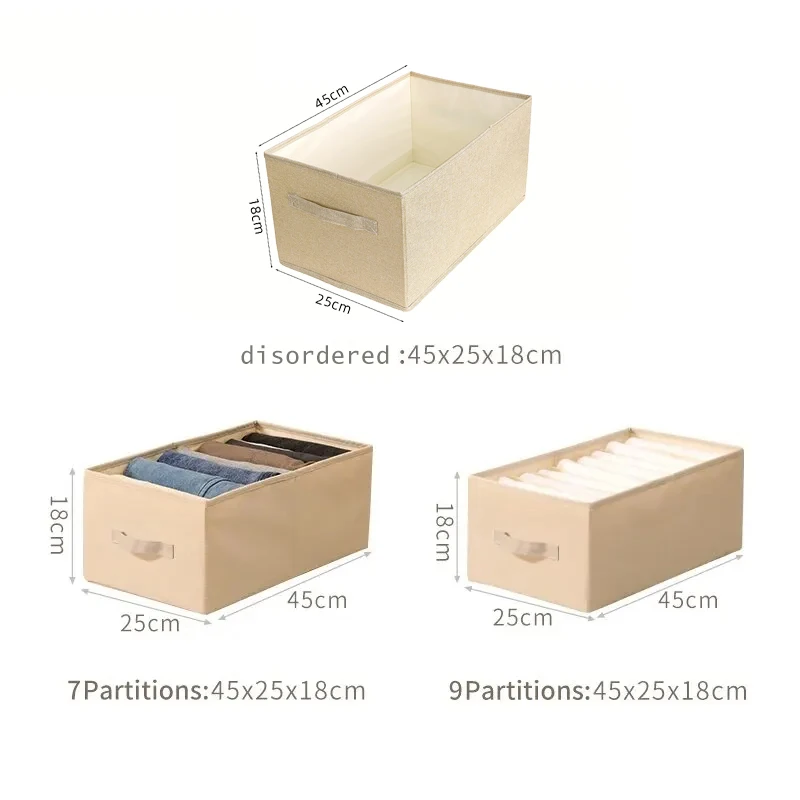 Складной Моющийся Органайзер Для Гардероба Разделители Ящиков Одежды Нижнего