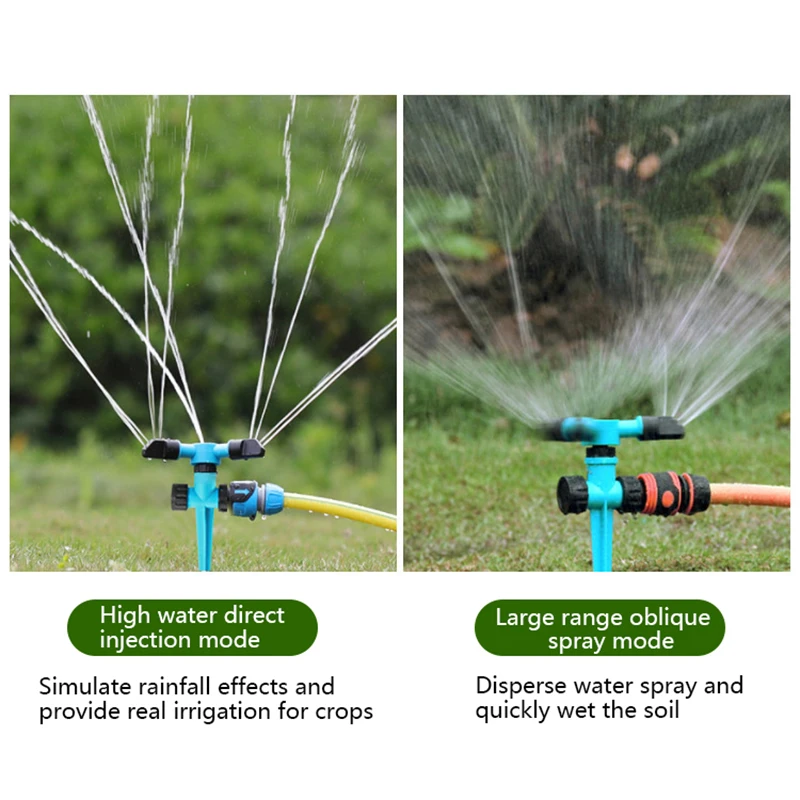

1PC Garden Sprinkler For Lawn Rotating 360 Degree Covering Large Area Up To 2,000 Sq. Ft, Automatically Irrigation For Yard