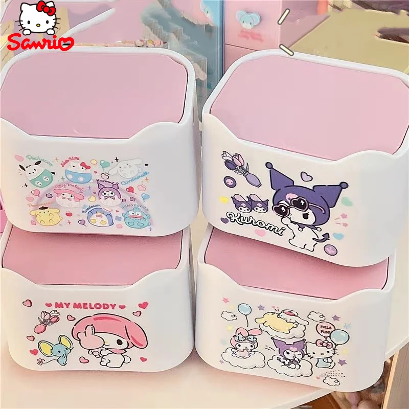 

Hello Kitty Sanrio Kawaii My Melody Cinnamoroll Littletwinstars настольное хранилище хлопковые канцелярские принадлежности органайзер для ювелирных изделий мультяшная коробка