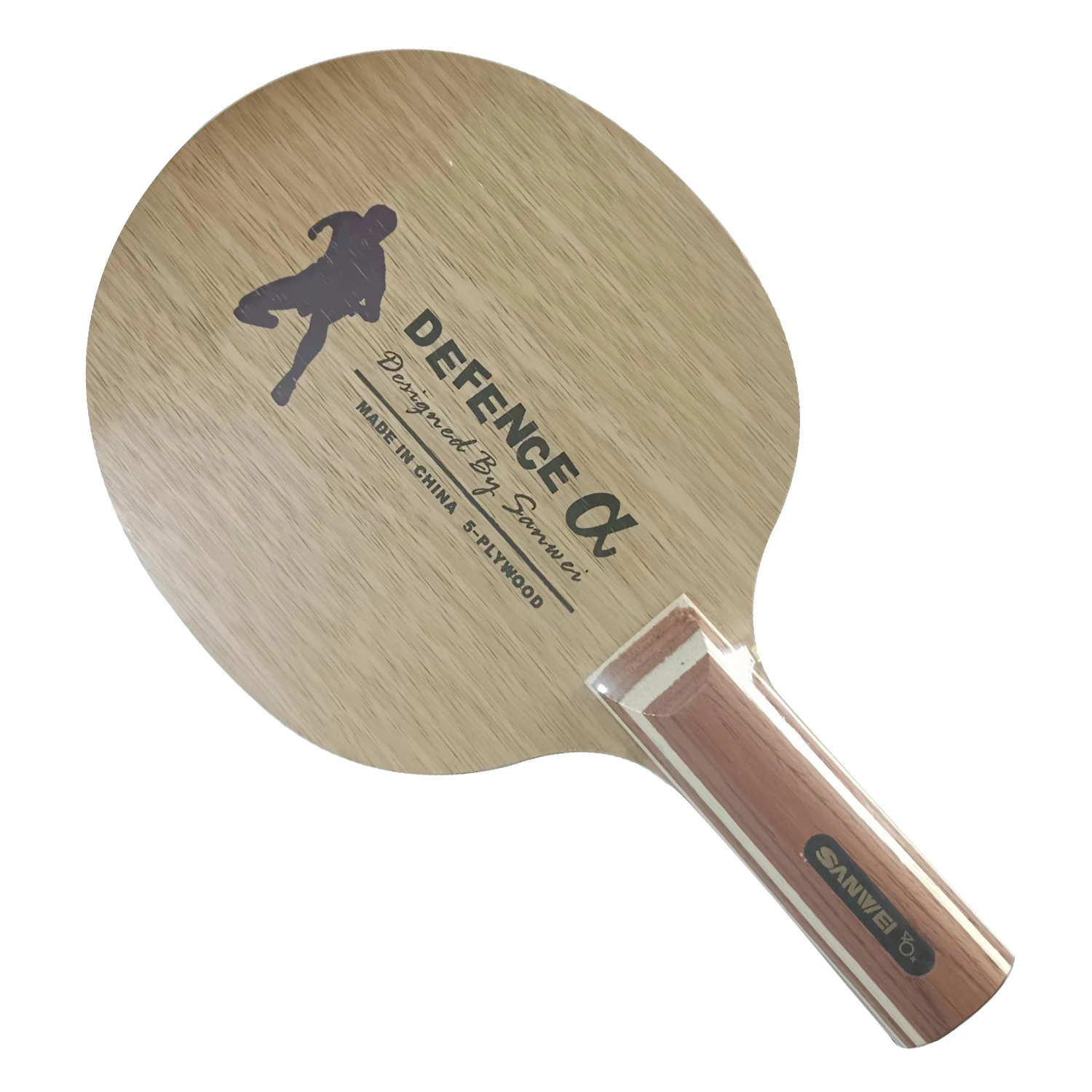 SANWEI Defence Alpha (Big Size, Chopping) Defensive Play Table Tennis Blade Defence Chop Racket Ping Pong Bat