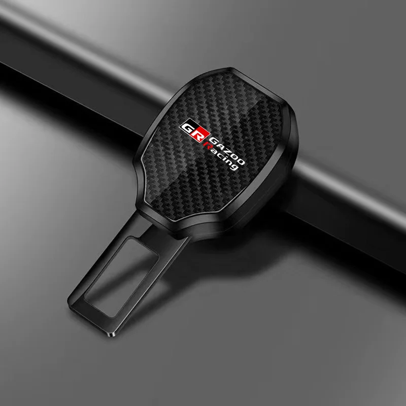 

Автомобильный зажим для ремня безопасности, карбоновый удлинитель, пряжка, заглушка, автомобильные аксессуары, интерьер для Toyota GR Sport Gazoo Racing RAV4 C-HR Mirai