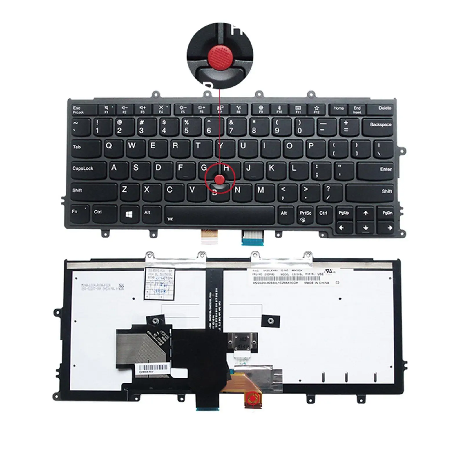 

Compact Gaming Keyboard, Multimedia Laptop Mechanical Keyboard 104 Keys Durable PC Gamers Backlight for Typists