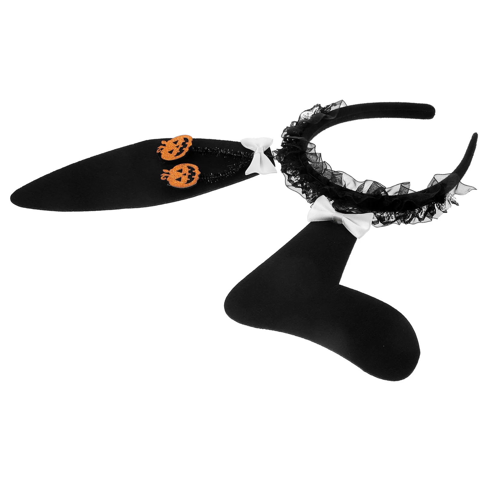 

Halloween Bunny Ears Party Headwear Prom Hair Accessories Make Felt Fluffy Rabbit Hairband Miss