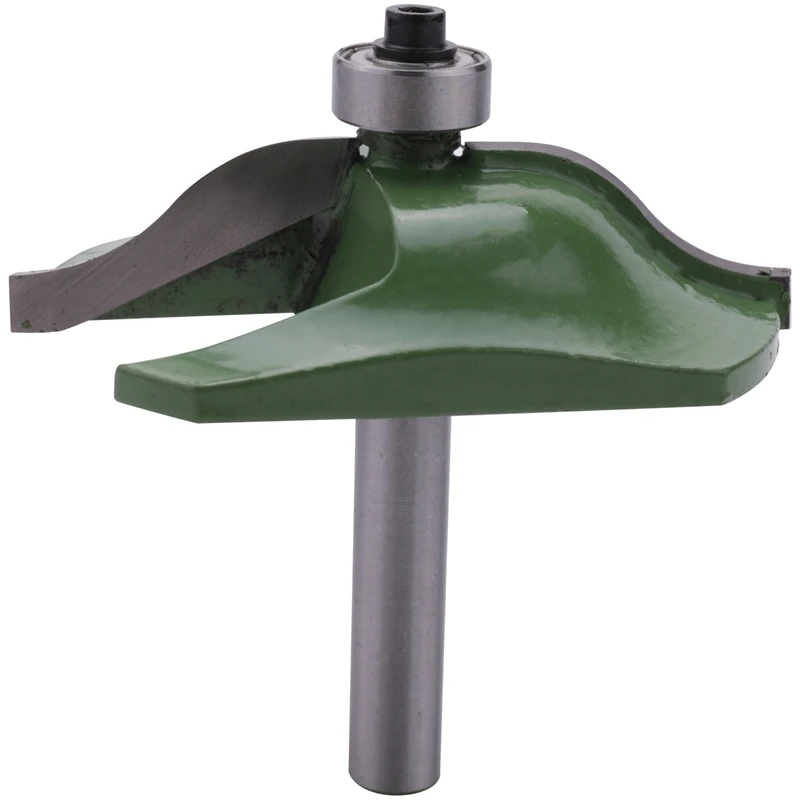 

8Mm Shank 2-1/2 Inch Raised Panel Router Bit Door Window Cove Line Milling Cutter Woodworking Cutting For Wood Tools