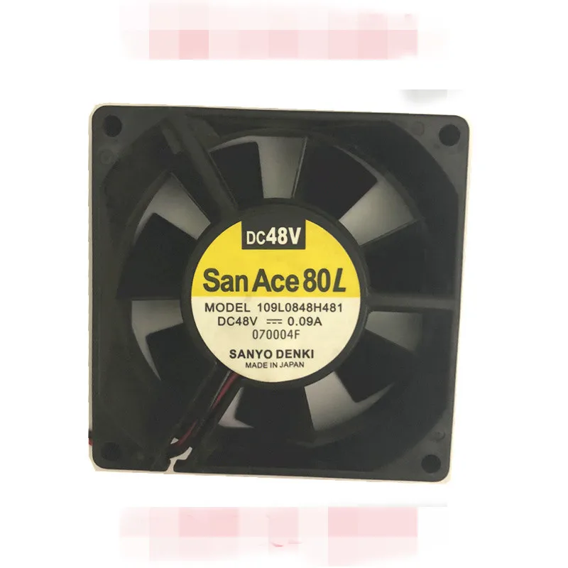 

Original DC48V sanace 80L model 109l0848h481 DC48V 0.09A fan