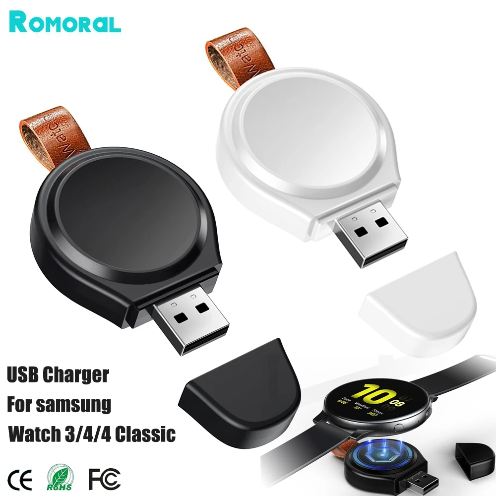 

Smart Watch Wireless Charger For Samsung Watch Active 2 Galaxy Watch 34 USB Watch Magnetic Charging Stand Smartwatch Accessories