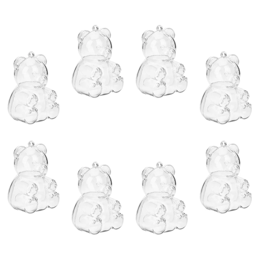 

8 Pcs Wedding Favor Party Box Candy Boxes Gifts Plastic Small Containers Acrylic Candies Cases Baby