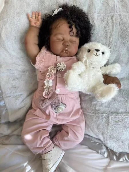 FBBD Индивидуальная ограниченная поставка 25 дюймов Reborn Baby Pickle с укорененными