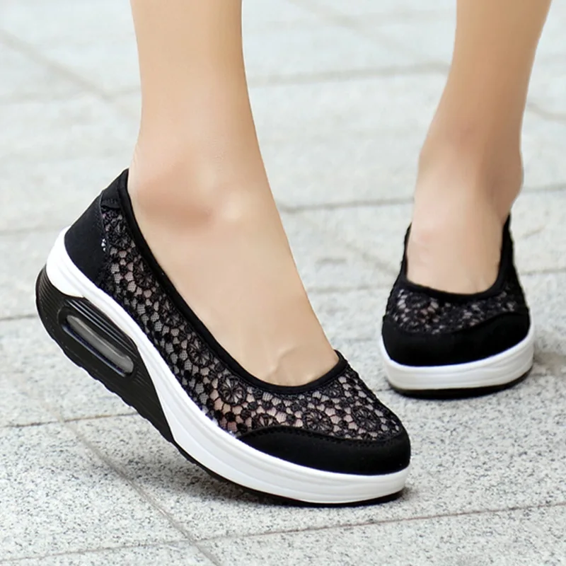

Women's Fashion Mesh Casual Outdoor Shoes Spring Summer Female Platform Shoes Breathable Women Footwear Zapatillas De Mujer