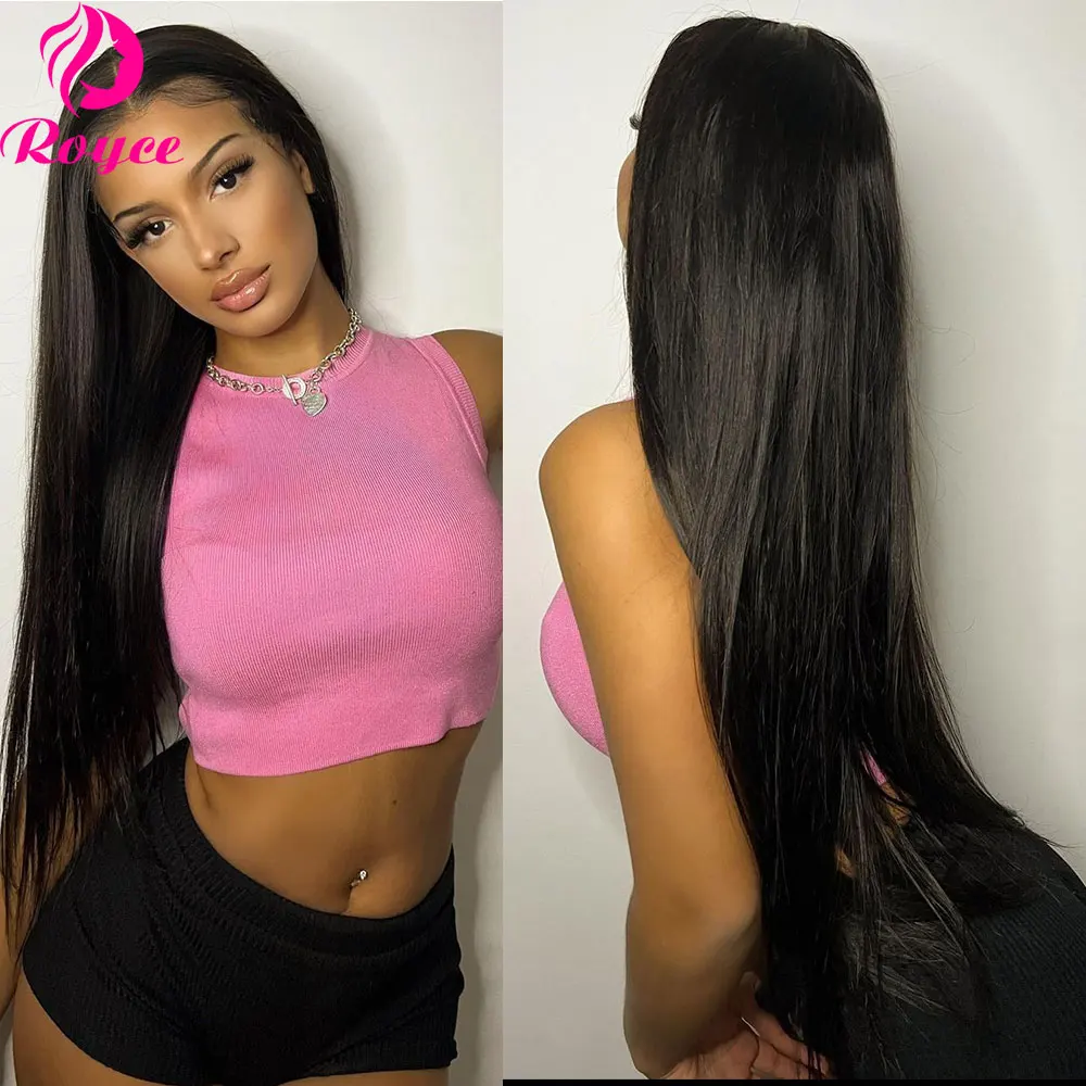 Парик из человеческих волос на сетке спереди парик прямых 13 х6 дюймов HD