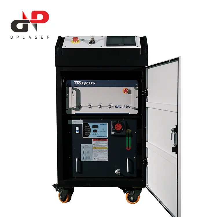 500W 1000W Raycus IPG Импульсный лазерный источник Ручная волоконная лазерная чистящая