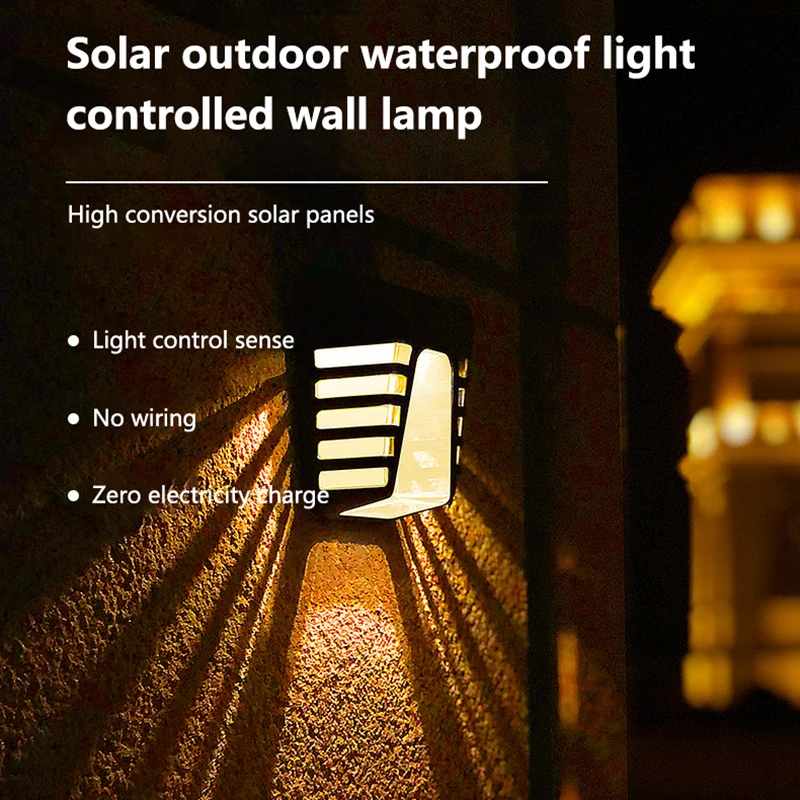 

Светодиодный умный уличный фонарь на солнечной батарее, водонепроницаемый садовый декоративный светильник для балкона, двора, улицы, насте...