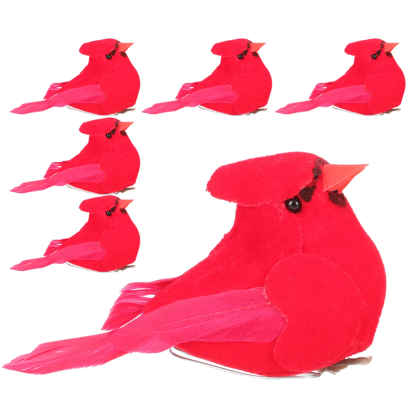 

Decor Cardinals Bird Cardinal Christmas Clip Birds Ornaments Tree Clips Decorations Garland Desk Shelf Table Fireplace Mantle