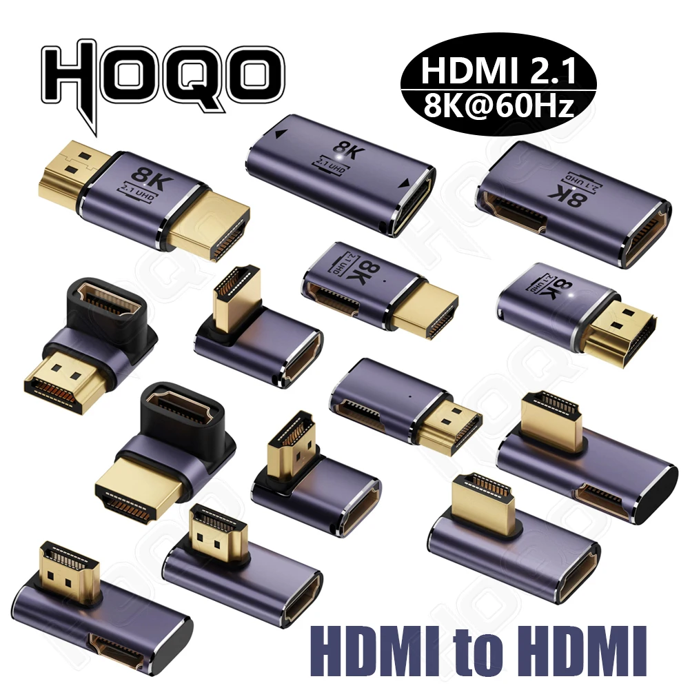 360 Degree Mini HDMI U-shaped Adapter 180 Mini HDMI Male to HDMI Female Angled 90 l Type Converter HD 2.1V Extension 4K 8K 60Hz images - 6