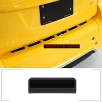 for mercedes 2008 2014 smart 451 fortwo car trunk handle rear glass handle decoration cover abs external modified accessories