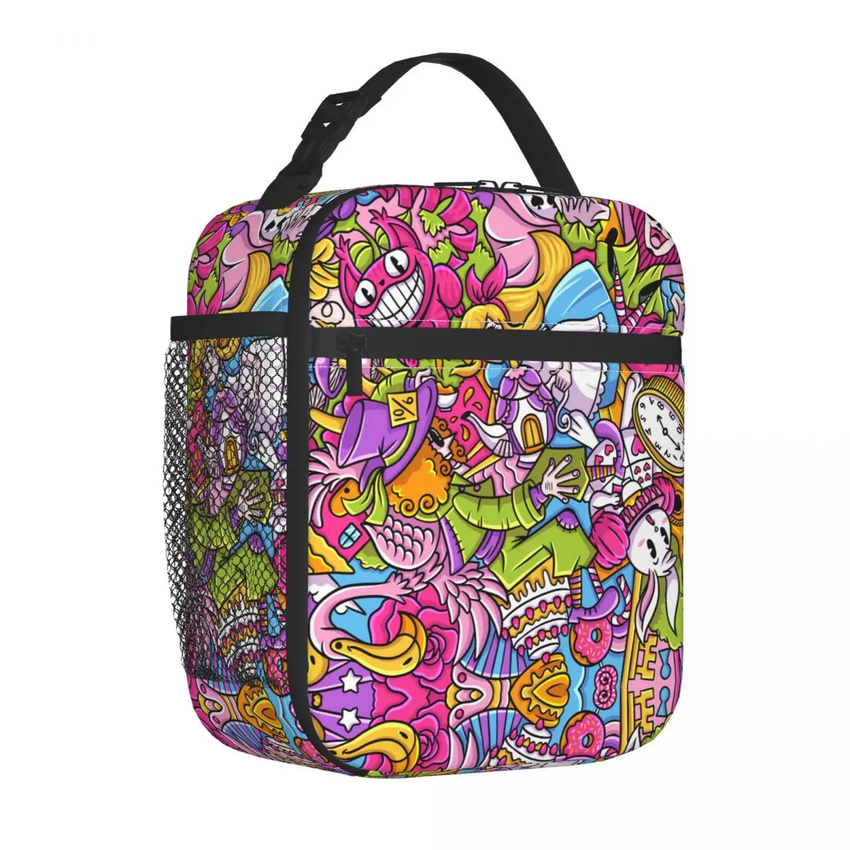 Термоизолированная сумка для ланча с принтом Алиса в стране чудес