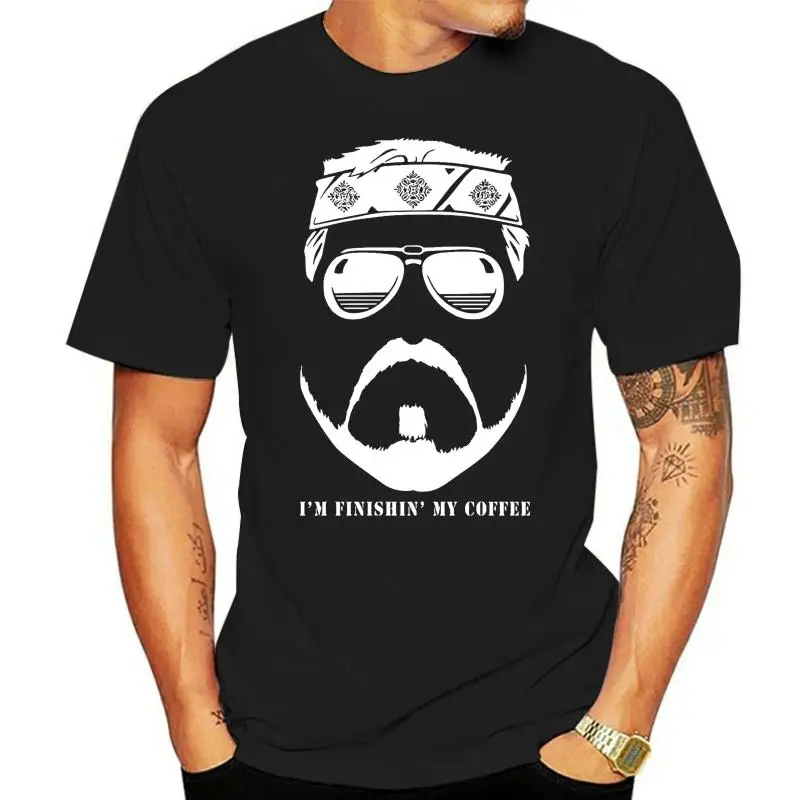 Camiseta de The Big Lebowski I'M finning My Coffee Walter Sobchak, ropa de calle, camiseta