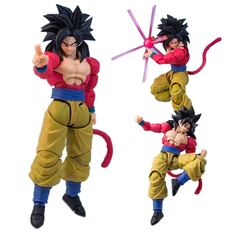 

Anime Dragon Ball Z Figures SHF Super Saiyan 4 Son Goku Gohan Ultra Blue Vegeta Trunks Action Figure PVC Model Figurine Toy